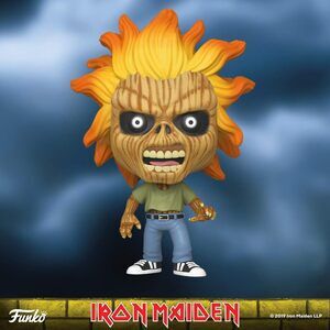 Funko Pop! IRON MAIDEN "Iron Maiden Eddie" - Rocks -#143 NIB - Box Slight Damage
